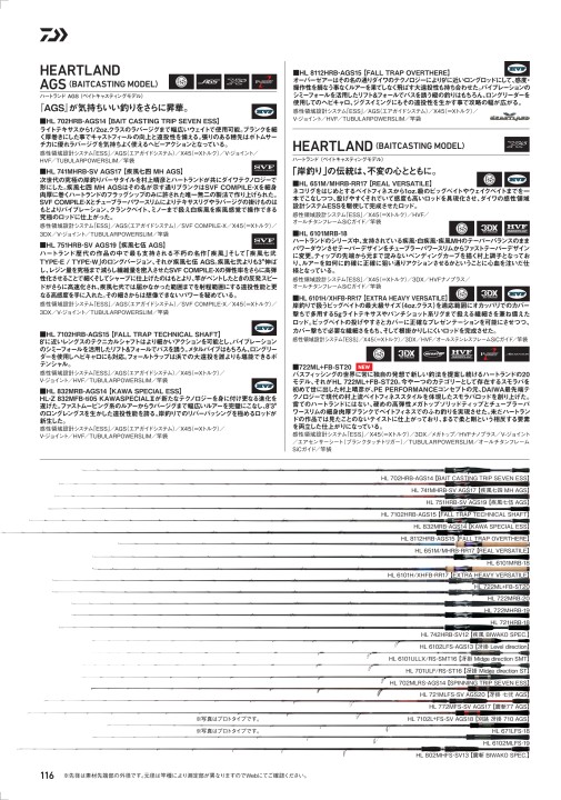 配送不可】DAIWA ダイワ ハートランド AGS よぅ 7102HRB-AGS15